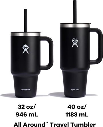 Термокружка Hydro Flask 1180 мл, нерж. сталь, вакуум, солом'яна кришка