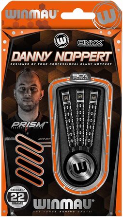 Дротики WINMAU Danny Noppert Freeze Edition, 90% вольфрам, 22г