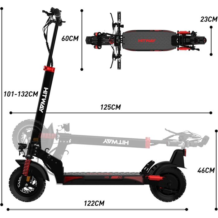 Електросамокат HITWAY H9, 10