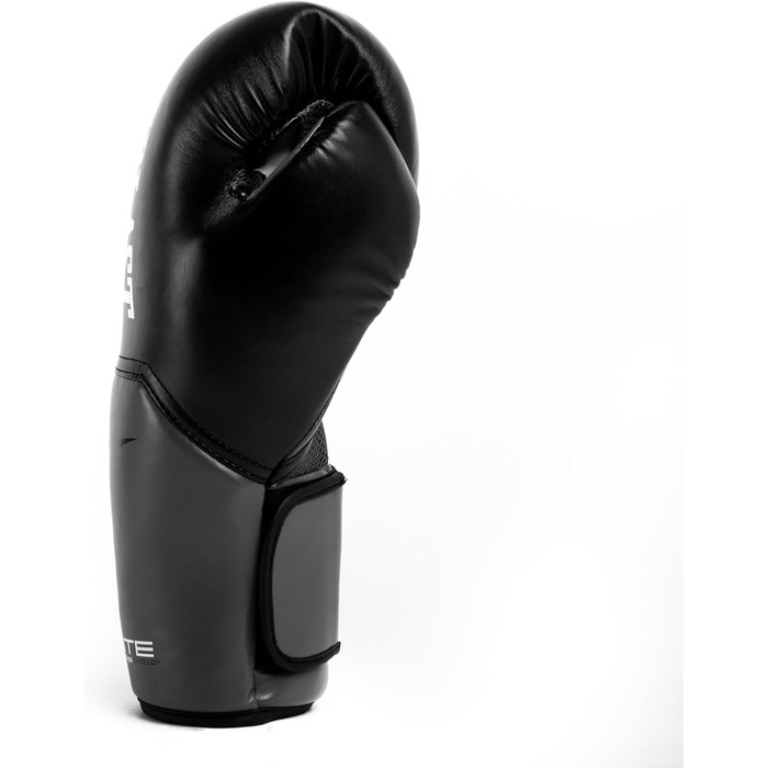 Боксерські рукавички для дорослих Everlast Unisex Pro Style Elite Glove Glove (8 унцій, чорний/сірий)