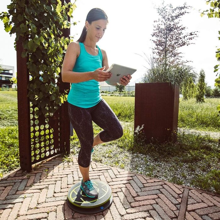 З додатком та багатьма іграми I Balance Training для зміцнення глибоких м'язів та покращення координації i Фітнес-обладнання для дому та тренажерного залу ø44, 2.0 I Balance Board