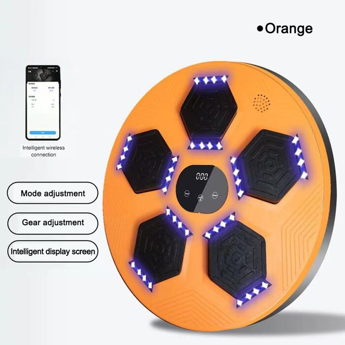 RuiDay Музична боксерська машина зі смарт-функціями, Bluetooth, для домашніх тренувань та зняття стресу