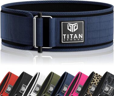 Пояс Titan Armour самоблокуючий важкоатлетичний, ремінці для фітнесу