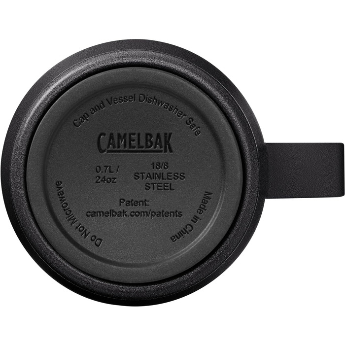 Термочашка Camelbak з трубочкою, 0,7 л, чорна, унісекс, універсальний розмір