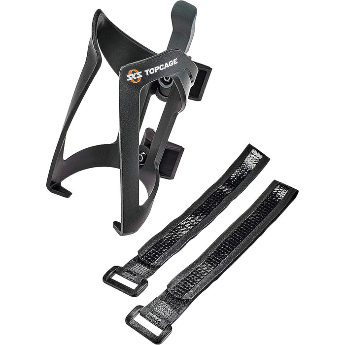 Фляготримач SKS GERMANY ANYWHERE TOPCAGE та м'яка велосипедна пляшка SIGG Pulsar, чорна, комплект для велосипеда