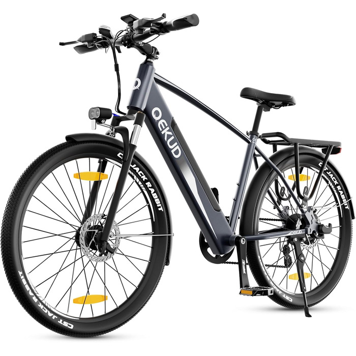 Велосипед Qekud e-bike, акум. 36В 12,5Ач, РК-дисплей, хід до 100 км