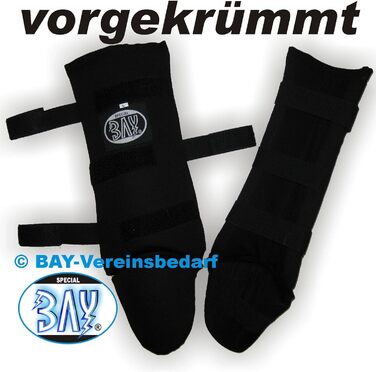 Захист гомілки та стопи BAY Thai Hai, бавовна, чорний, для муай-тай, кікбоксингу, TKD, K1, розміри S-XL