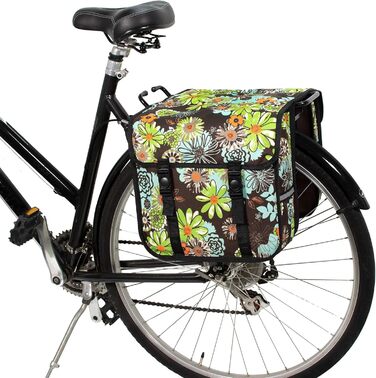 Велосипедна сумка BikyBag Classic Doppel для багажника, зелена