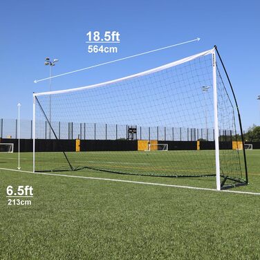 Ворота QUICKPLAY Kickster Pro з базовою вагою (18.5 x 6.5')