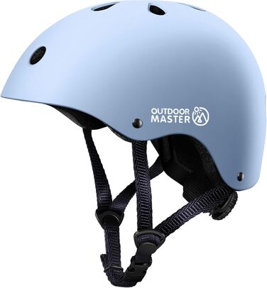 Дитячий та підлітковий велосипедний шолом OutdoorMaster, регульований, для скейтборду, самоката, баланс-байка та гіроскутера, знімна підкладка