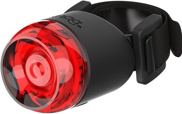 Світлодіодна велосипедна фара Knog Plug StVZO, переднє або заднє світло, чорна/червона/сіра