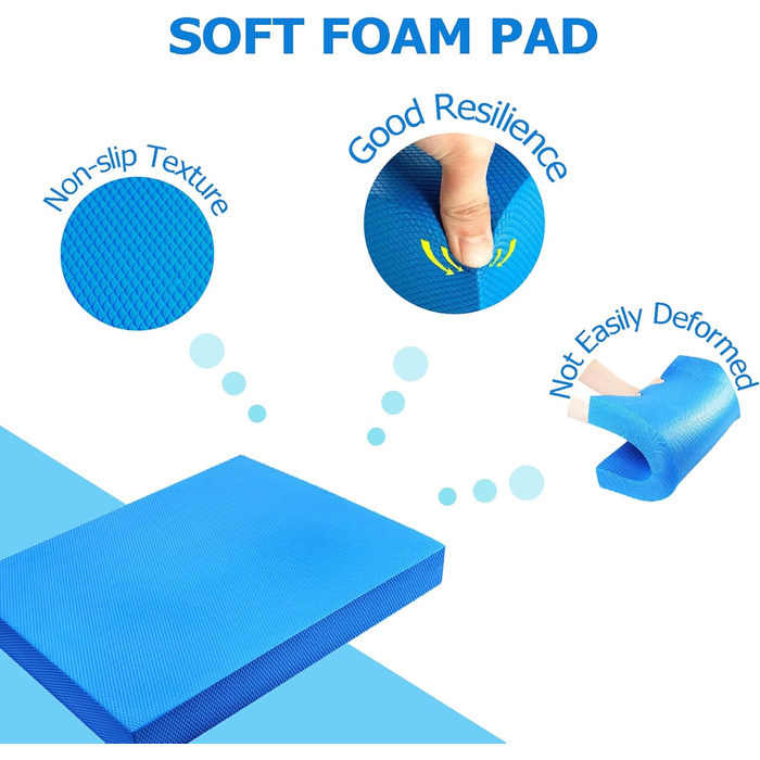 Балансирні накладки для фізіотерапії, балансирний килимок, Balance Foam Pad, фізіотерапія, 5,1см