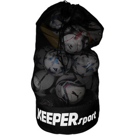 Сумка для м'яча KEEPERsport з ременем для перенесення, сітчаста сумка до 17 м'ячів - дуже велика сумка для м'ячів