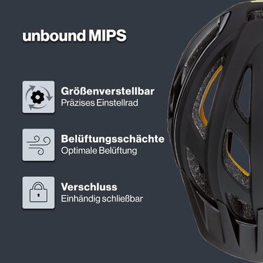Велосипедний шолом uvex unbound MIPS для MTB, захисний, з системою MIPS, для жінок і чоловіків, регульований розмір