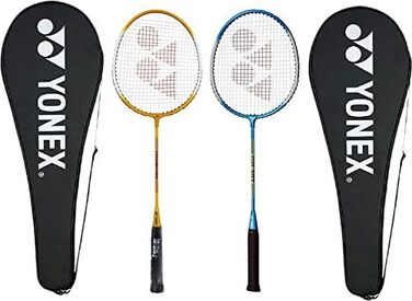 Набір ракеток Yonex GR 303, 2 шт., жовтий/синій, з рукавом