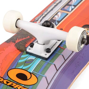 Скейтборд Osprey Volkswagen Absolute Beginner Double Kick Trick, 78,7 x 20,3 см Maple Deck