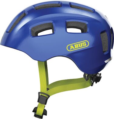 Велошолом ABUS Youn-I 2.0 з LED-світлом для дітей, підлітків та молоді, розмір M (52-57 см), блакитний