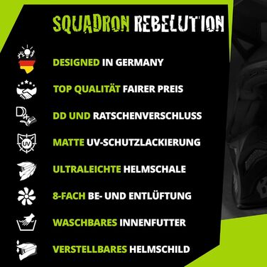 Мотошолом Broken Head Squadron Rebelution камуфляжний для мотокросу, квадроциклів, мотоциклів, сумо, преміум-якість