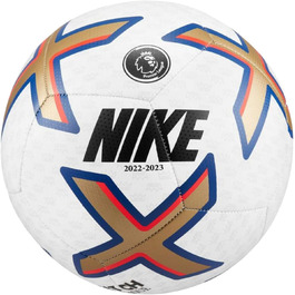 Футбольний м'яч Nike Pl Nk Ptch-Fa22, розмір 5, біло-золото-синьо-чорний, унісекс