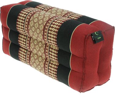 Однофамільці Kapok Material Yoga Block Медитативна подушка - Support Roller Black Red