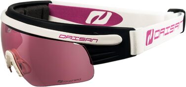 Спортивні окуляри Daisan Cross Country Ski Goggles Nordic Goggles (Білий, Рожевий Сріблястий Дзеркальний Кіт. 1)