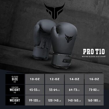 Жіночі боксерські рукавички MMA Training Punching Kickboxing Gloves (16 унцій, чорні)