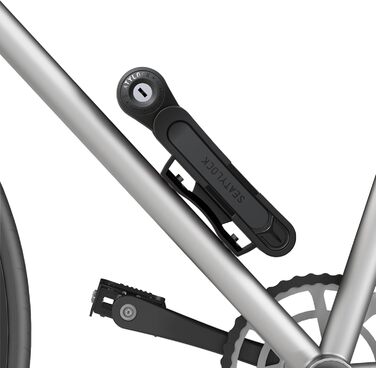 Складаний велосипедний замок FoldyLock Compact 85 см з ключем та кріпленням – високий рівень безпеки для електровелосипеда, самоката та ролика