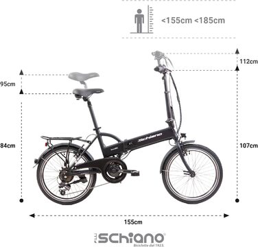 Електровелосипед унісекс 20'' 250 Вт складаний"