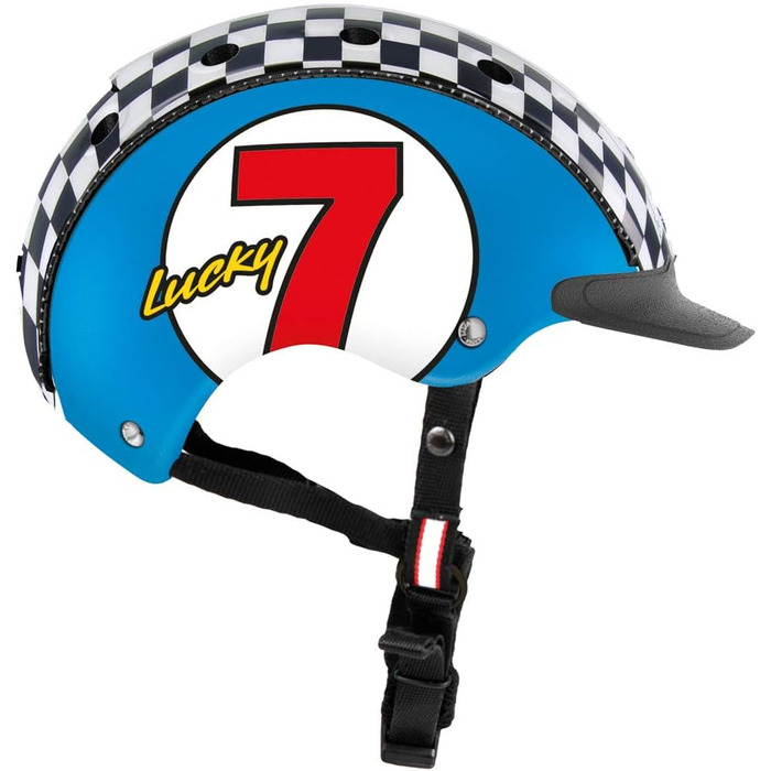 Велосипедний шолом Casco Kids Mini 2 Lucky 7 (S, синій)