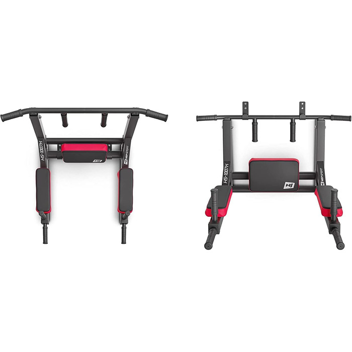 2in1 Multi-Gym HS-1007K - Dip-Station & Pull-Up Bar з настінним кріпленням