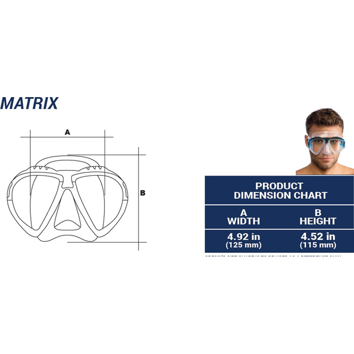 Набір трубок Cressi Matrix для дорослих