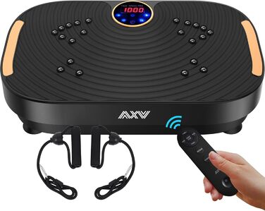 Тренажер AXV Vibration Plate для схуднення та тонізації - чорний