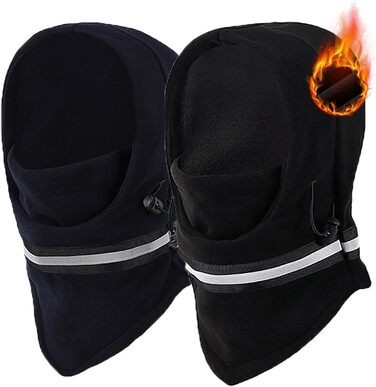 Маска Voofly Balaclava Winter Fleece (один розмір, синій/чорний)