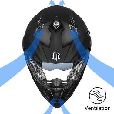 Мотоциклетний шолом ILM 606V для чоловіків і жінок, повнолицевий, для кросу, ATV, Dirt Bike, ECE сертифікат