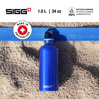 Пляшка SIGG Alu Traveller 1 л - нейтральна, герметична, без бісфенолу А