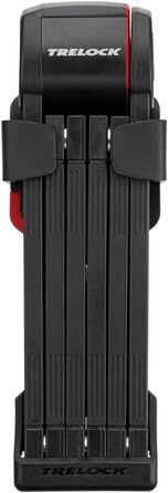 Складаний велосипедний замок TRELOCK FS 380/85 TRIGO, 85 см, з тримачем, рівень безпеки 9, 2 ключі, чорний