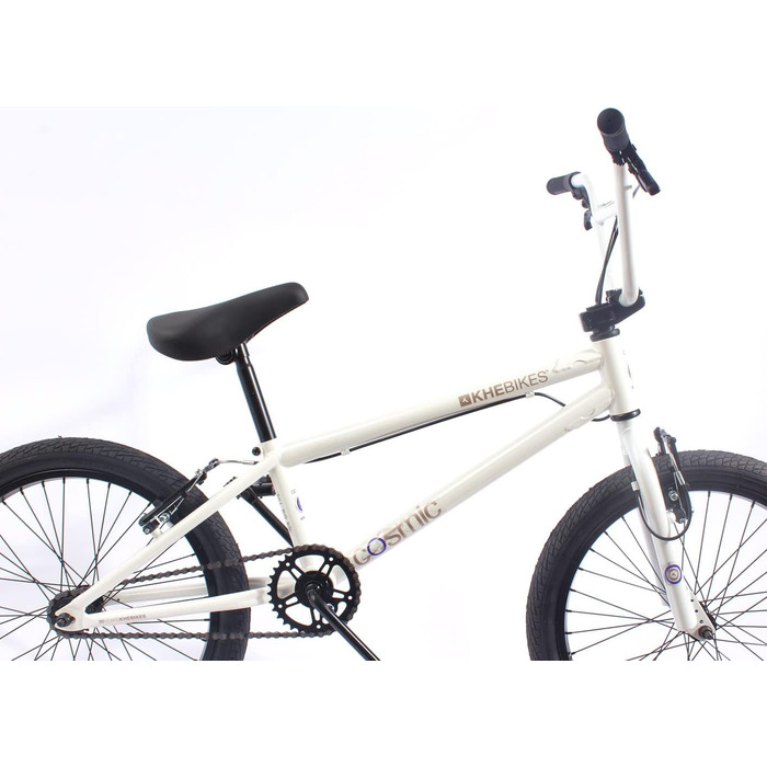 Дитячий велосипед KHE BMX Cosmic White Білий 20 дюймів з ротором Afix всього 11,1 кг