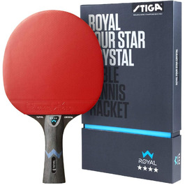 Ракетка STIGA Royal Crystal - гума ITTF Star 4, губка 2,0 мм