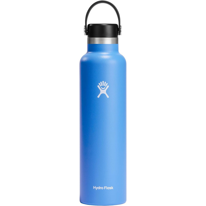 Термос пляшка HYDRO FLASK Standard Mouth 709 мл, нержавіюча сталь, ізоляційна спортивна фляга із герметичною кришкою та ручкою, підходить для миття в посудомийній машині, Cascade