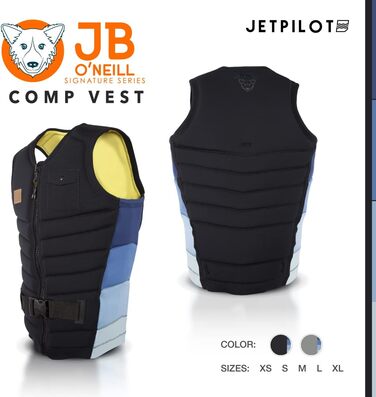 Жилет JB Oneill Neoprene Comp, сірий, XL СІРИЙ XL