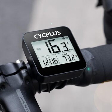 Велокомп'ютер CYCPLUS G1 GPS бездротовий водонепроникний спідометр IPX6