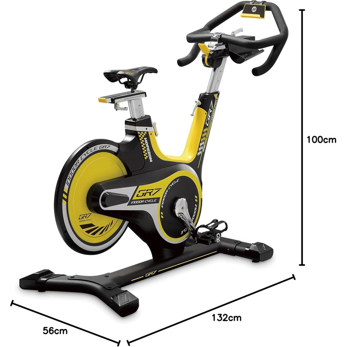 Indoor Cycle 7 Чорний/жовтий 132x56x100 см