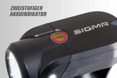 Світлодіодний набір велосипедних фар SIGMA Aura 35 і NUGGET II, переднє та заднє світло, водостійкі, на акумуляторі, StVZO