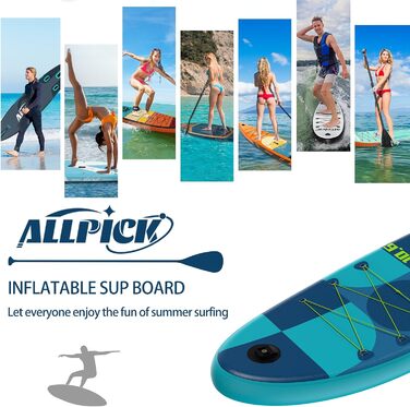 Набір SUP-дошок ALLPICK Premium Надувний 320см з аксесуарами та кріпленням