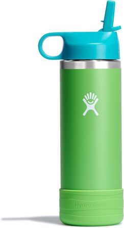 Термобутилка Hydro Flask 510 г з дитячою соломинкою і чохлом, широка горловина