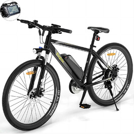 Вт акумулятор 36В 21 передача LED світло 1/M1 Plus E-Mountainbike 27,5 250"