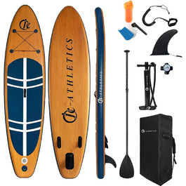 Надувна SUP-дошка JC-ATHLETICS 15,2 см, комплект із веслом, рюкзаком та аксесуарами, нековзке покриття, плавник, ручний насос