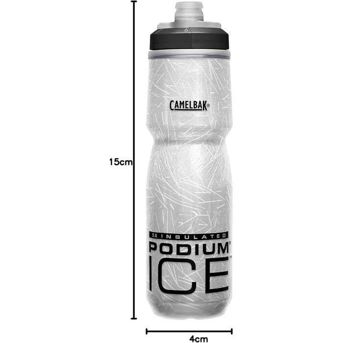 Пляшка Camelbak Podium Ice Sport, для вичавлювання, чорна