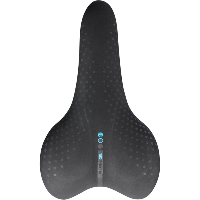 Велосипедне сідло Selle San Marco Bioactive Trekking Gel чорне, замша, унісекс