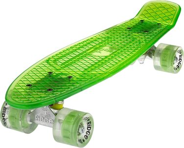 Скейтборд Ridge Blaze Mini Cruiser, 55 см (56 см, Зелений/Мульти)